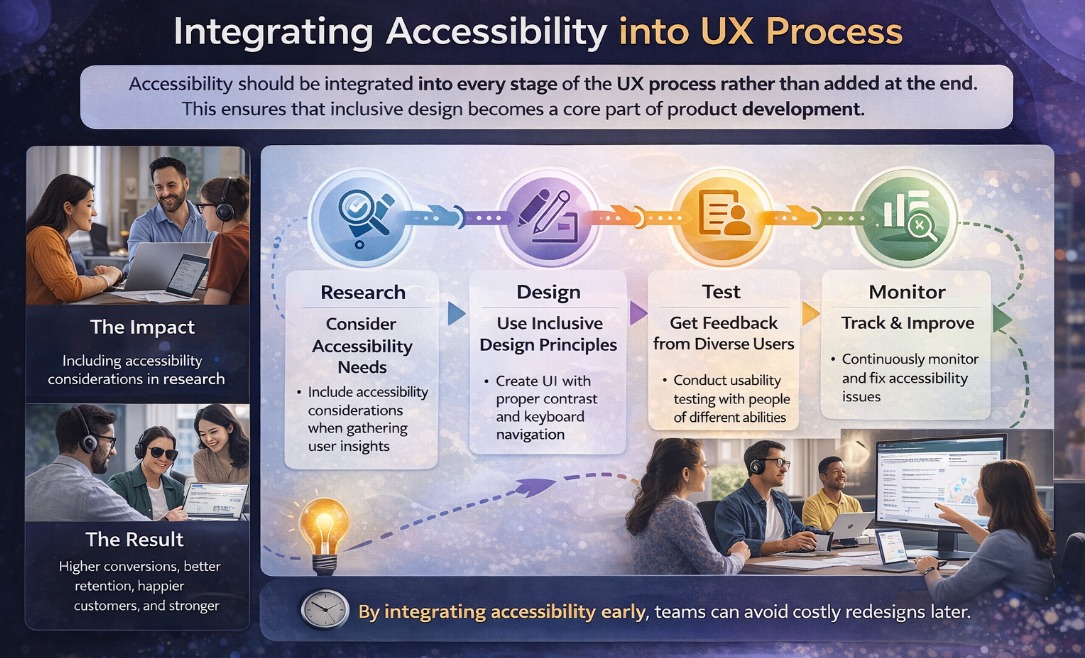 Integrating accessibility into UX process